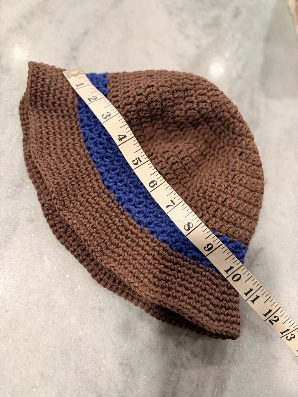 Handmade Crochet Bucket Hat 100% Cotton Lightweight Packable Festival Boho Beach